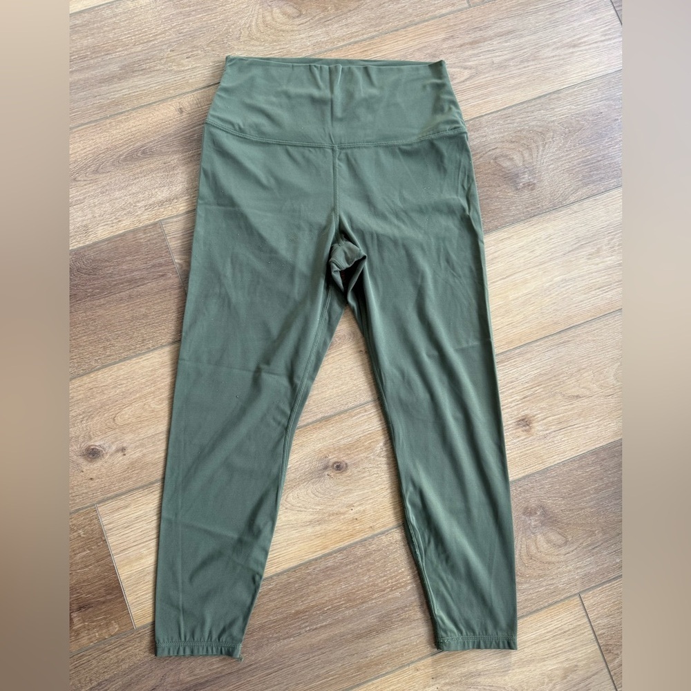Olive Green Leggings - Picture 2 of 3